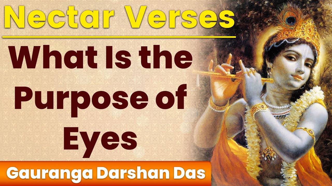 What Is the Purpose of Eyes?  Gauranga Darshan Das | Hare Krsna TV