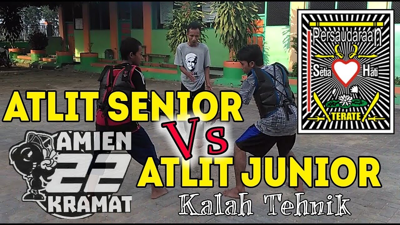Duel seru Atlet Senior Vs Junior (Kalah Tehnik)