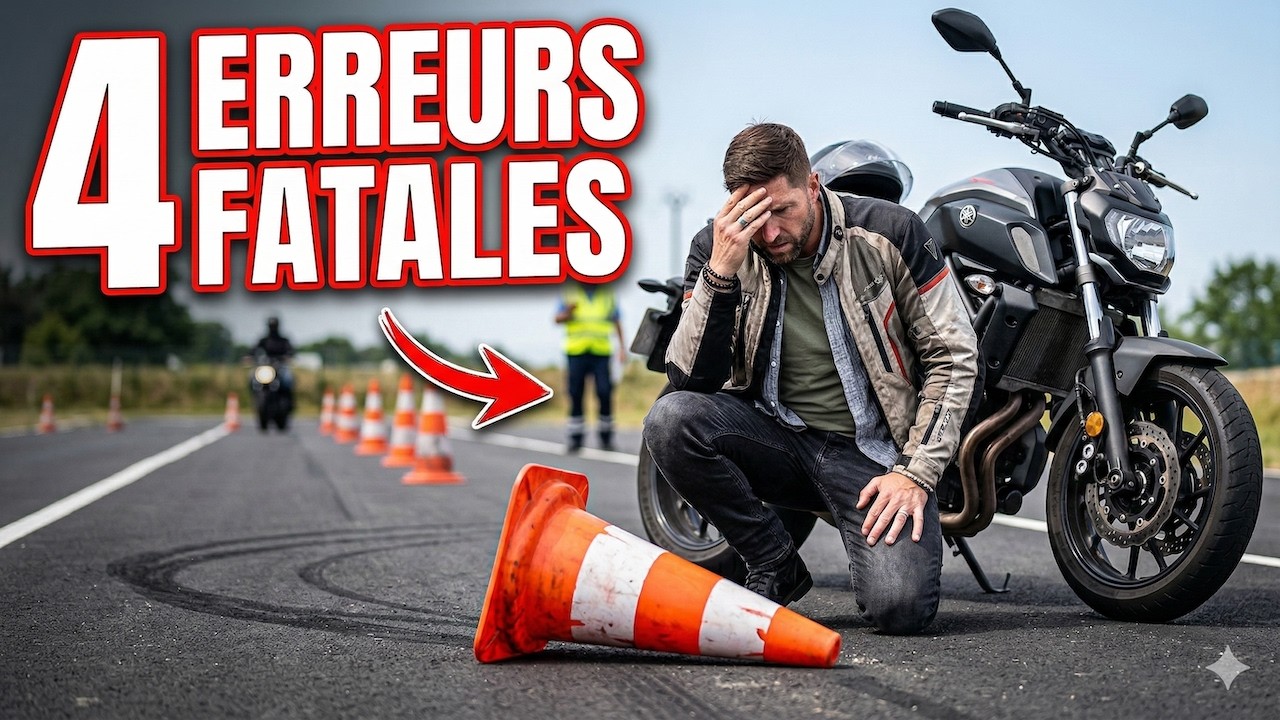 LES 4 ERREURS FATALES AU PLATEAU MOTO