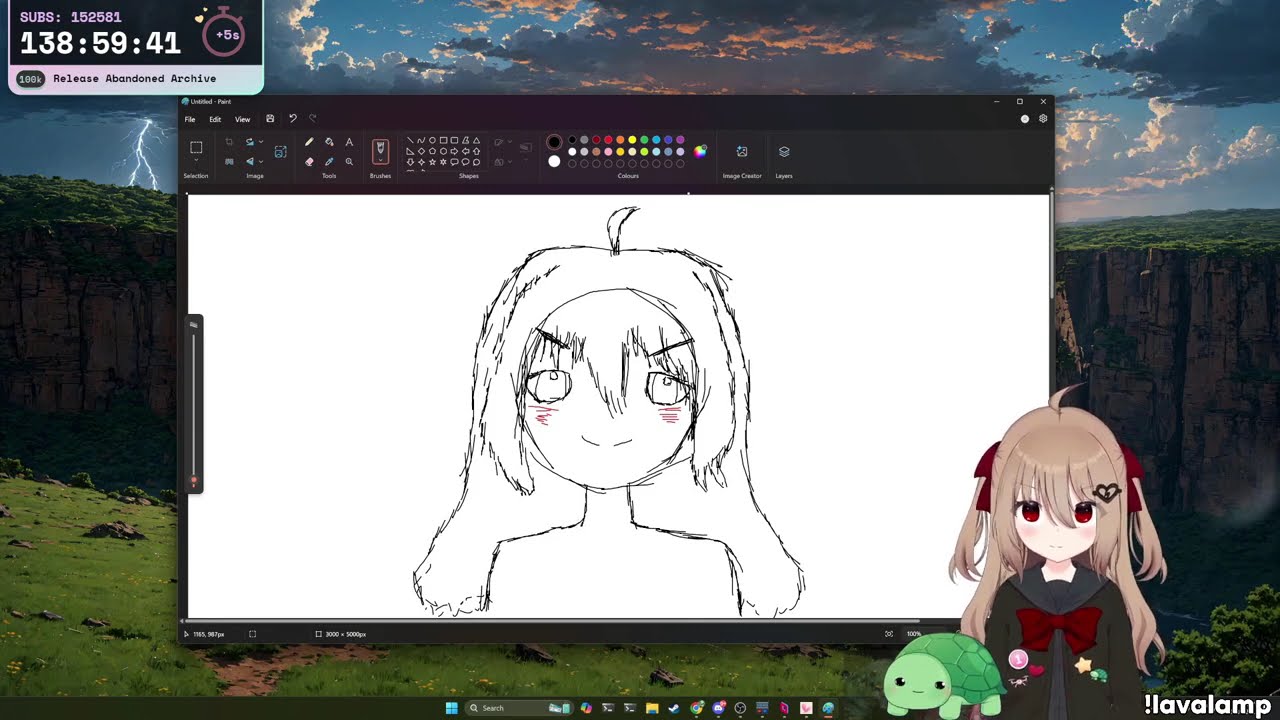 Vedal Draws Evil Neuro