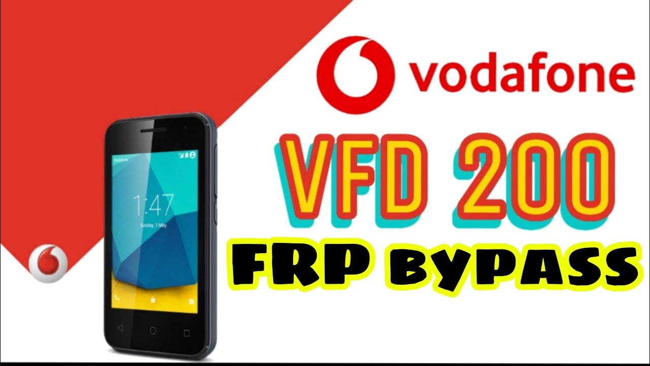 Vodafone vfd 200 frp bypass 👍 100%