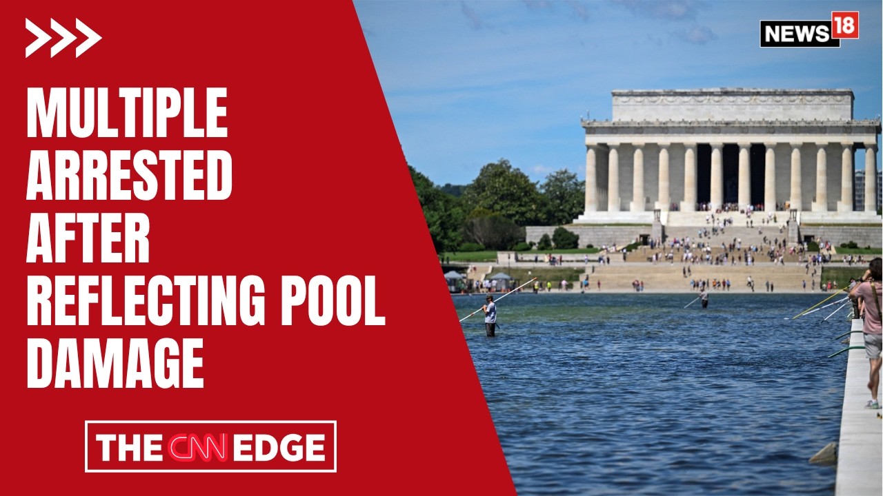 Trump Says Multiple Arrests Made After Lincoln Memorial Reflecting Pool Vandalism Claim | N18S