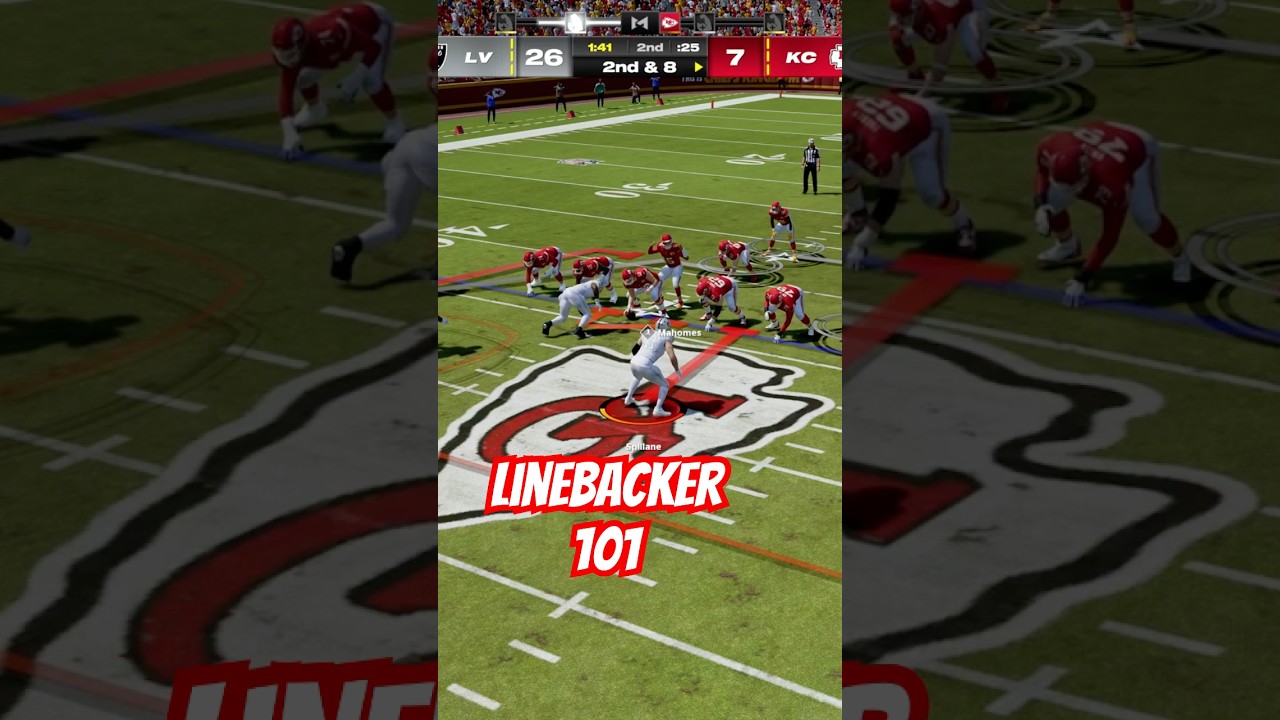 LINEBACKER 101. BEST CAMERA ANGLE IN MADDEN FOR DEFENSE! #madden24gameplay #madden24 #madden #user