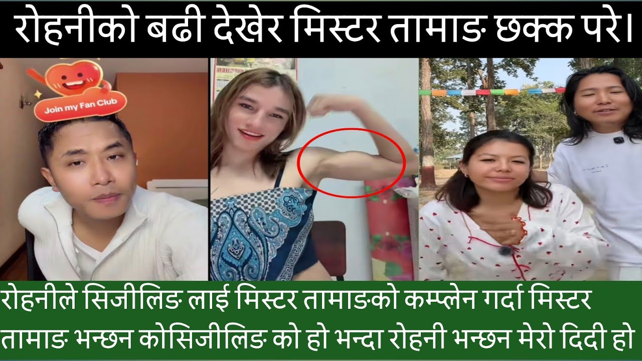रोहनीले सिजलिङलाई मिस्टर तामाङको कम्प्लेन गर्दा मिस्टर तामाङ भन्छन कोसिजलिङ को हो भन्दा मेरो दिदी ह