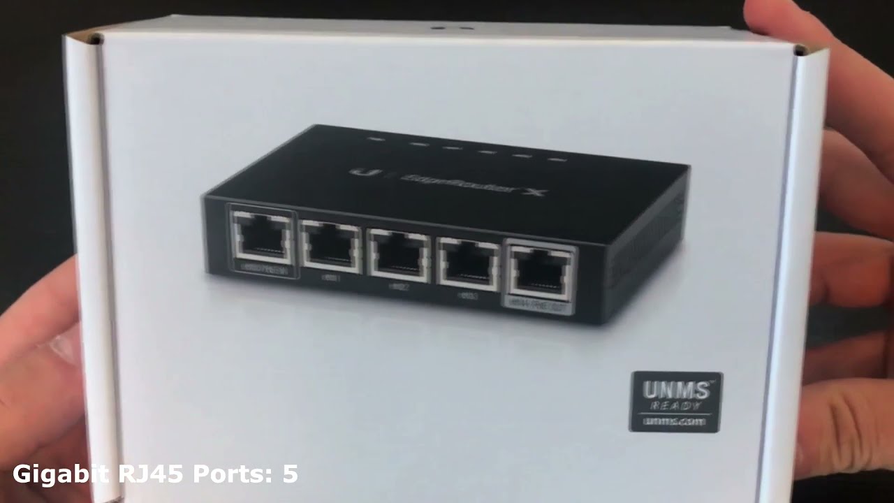 Ubiquiti EdgeRouter&trade; X (Quick Unpacking & Specifications)