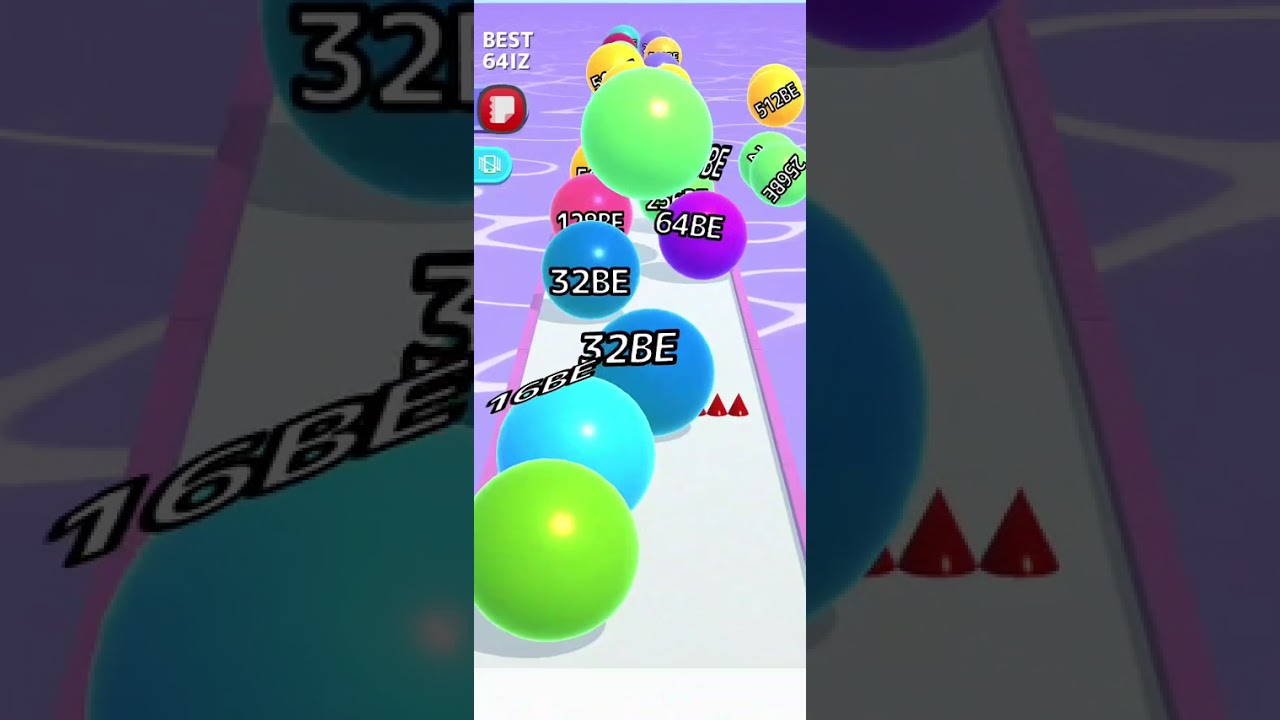 Ball run 2048 New high score 1024PT Beat 8192OH Part 1/2