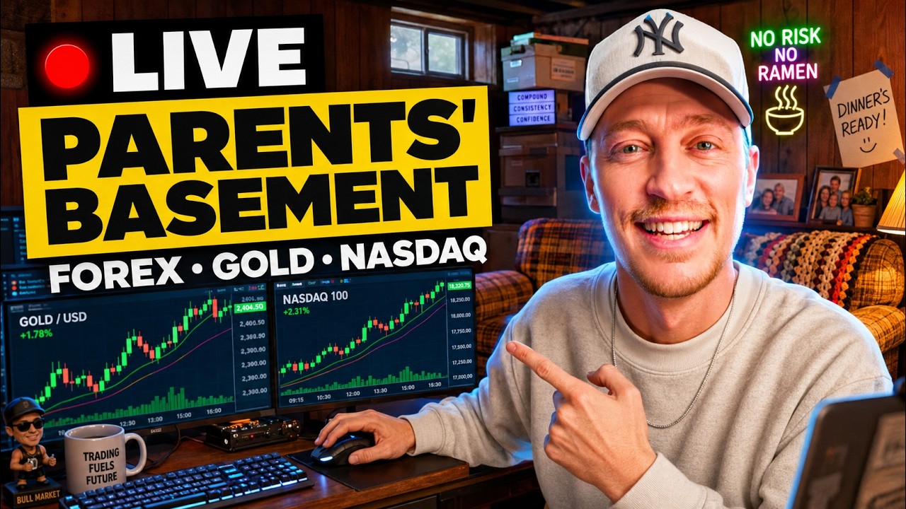 Live Trading Forex, Gold & NQ (NFP on XAUUSD)