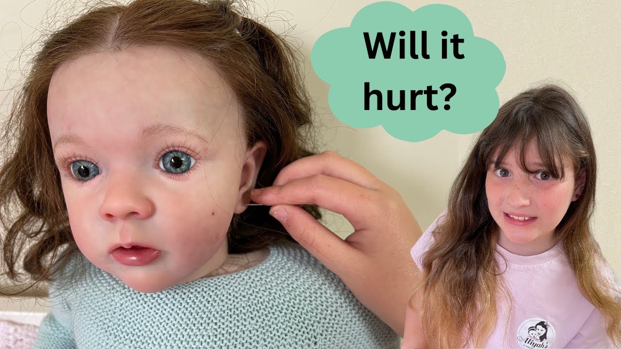 Aliyah Pierces Reborn Avery's Ears