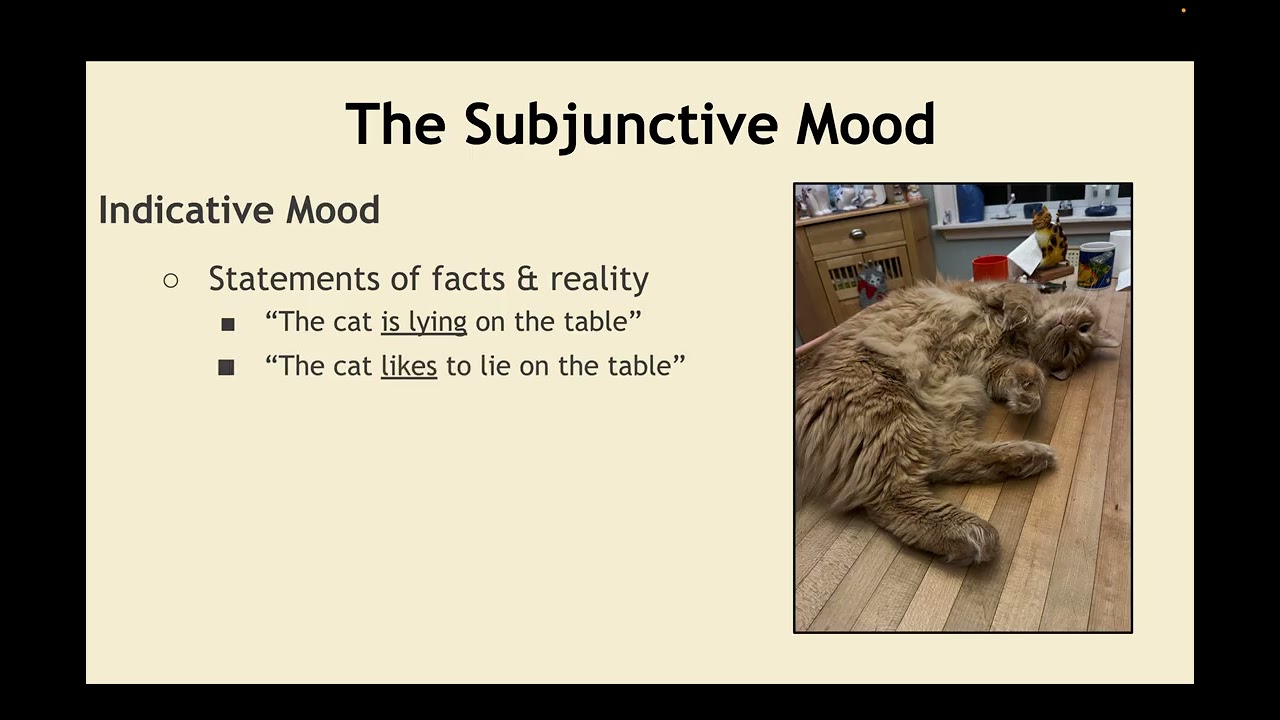 lēctūra octāva: Subjunctive Mood; Present Subjunctive; Jussive & Purpose Clauses (LTN 102)