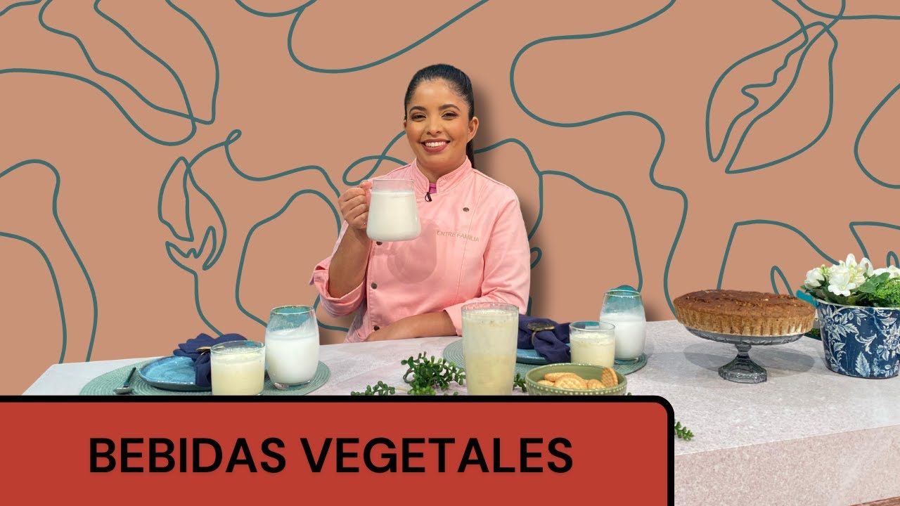 3 Bebidas vegetales FÁCILES y RAPIDAS de hacer