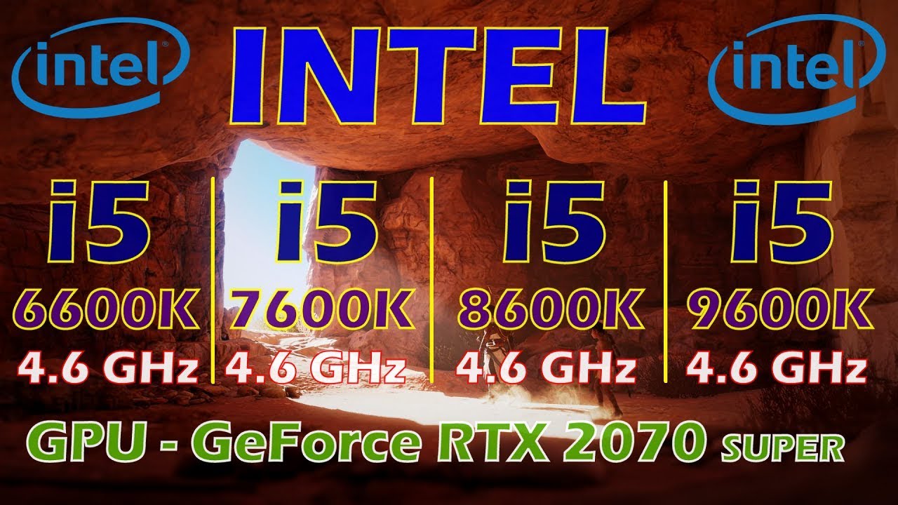 i5 6600K vs i5 7600K vs i5 8600K vs i5 9600K | OVERCLOCK TO 4.6 GHz |