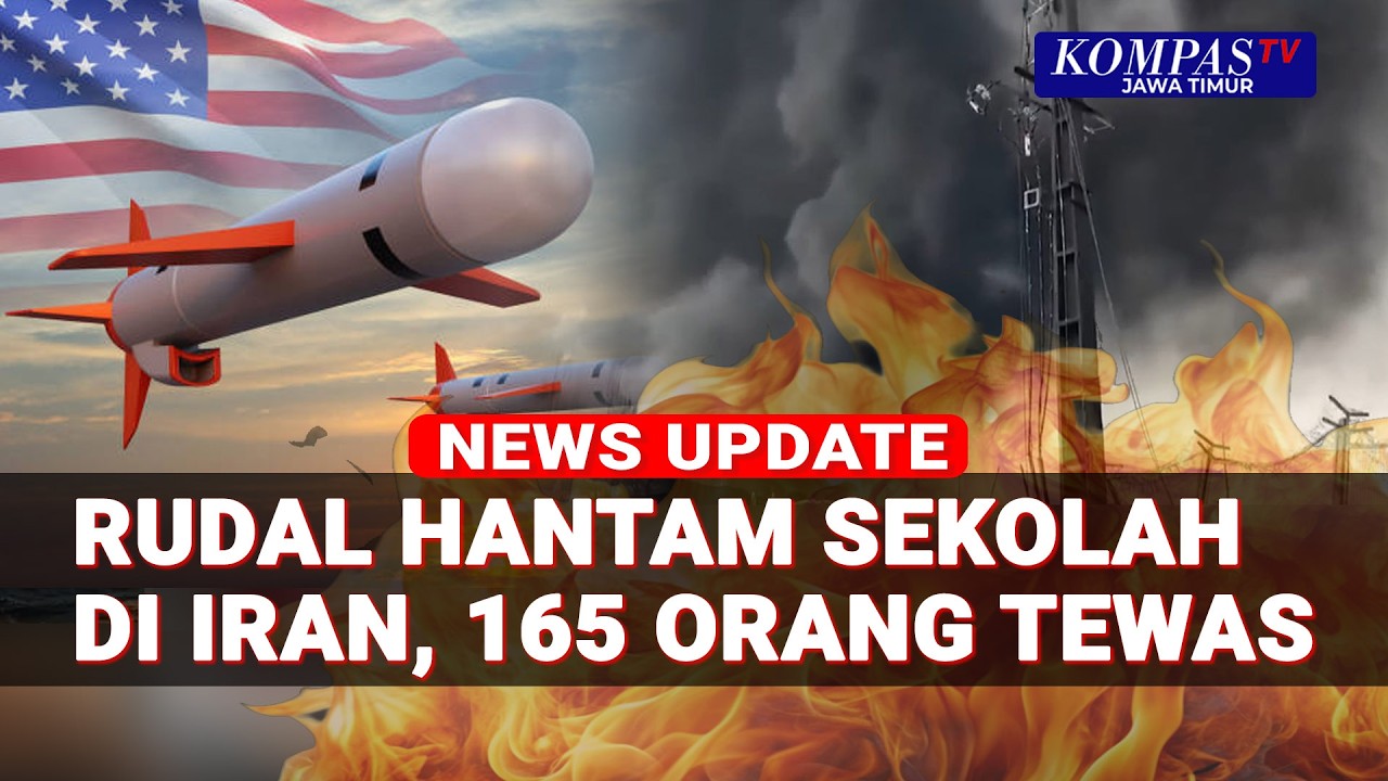 Serangan Rudal Hantam Sekolah di Iran, 165 Orang Tewas
