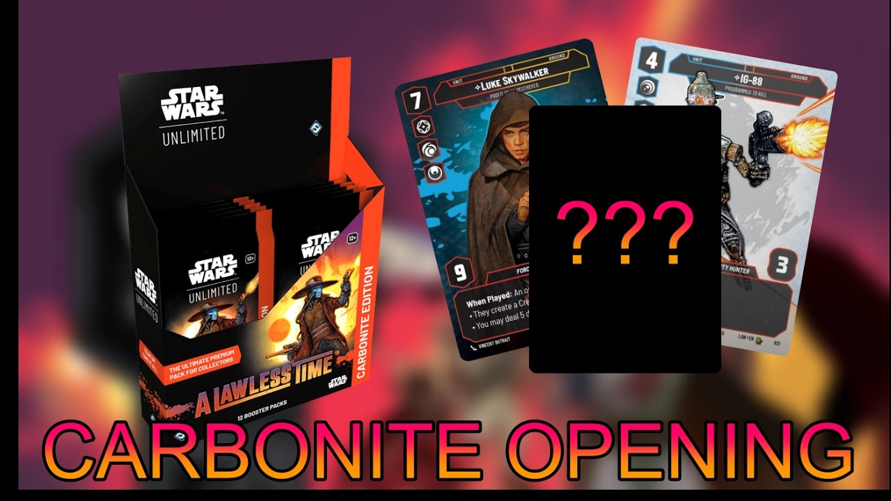 WE PULLED IT!! | Star Wars: Unlimited Carbonite Opening - A Lawless Time