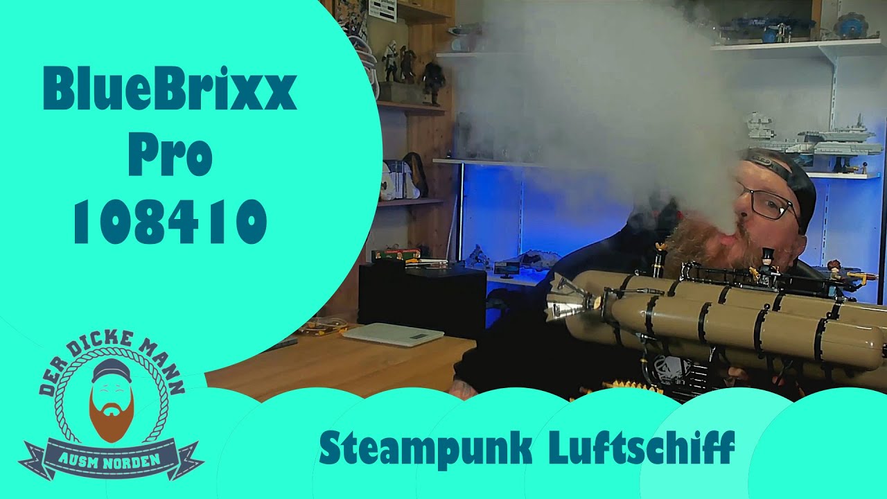 Bluebrixx Pro - Steampunk Luftschiff