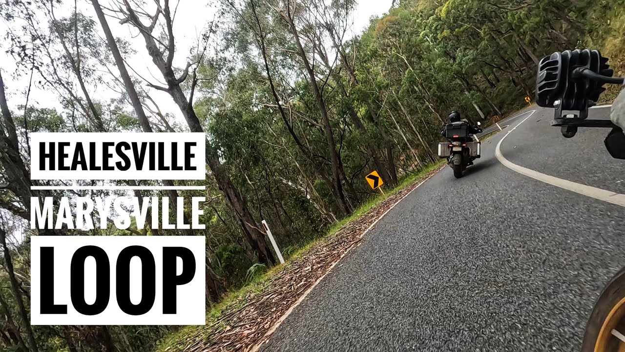 Healesville Marysville Loop — Black Spur, Reefton Spur, Myers Creek Road plus more great roads.