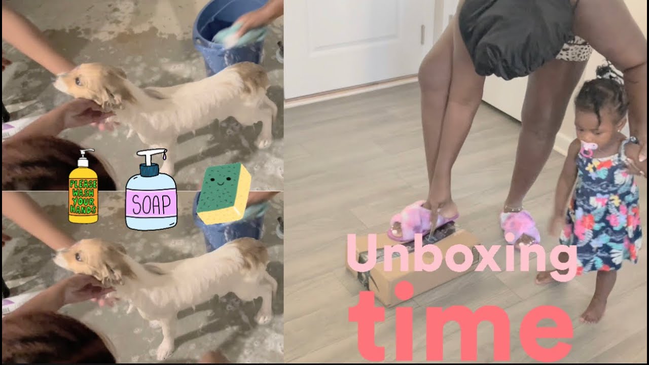UNBOXING BABY BLESSING GIFTS 🎁  || TOBY SECOND BATH AT HOME