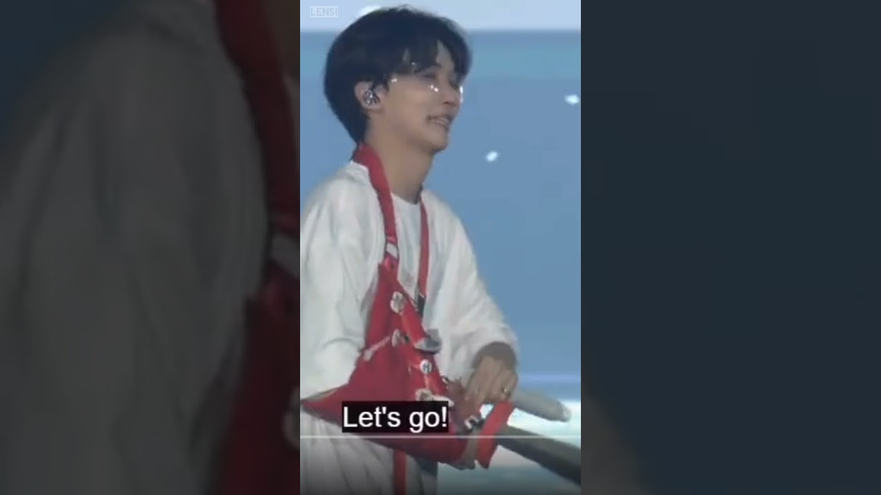 Jeonghan taking his injured arm from cast to dance to Snapshoot encore featuring Mingyu