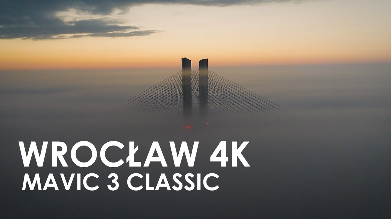 Wroclaw 4K Aerial View | Most Redzinski | Mavic 3 Classic Drone Footage