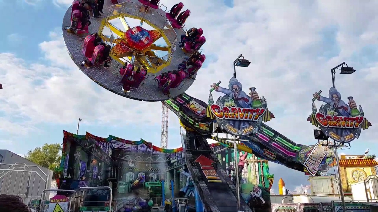 Mr. Gravity auf der größten Kirmes am Rhein