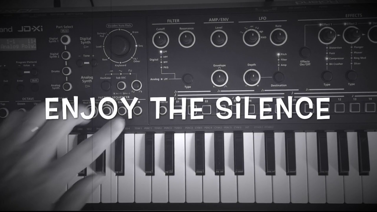 ENJOY THE SILENCE (DEPECHE MODE) Synth Cover  Roland JD-Xi
