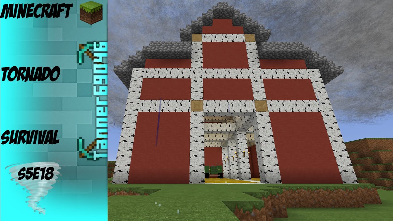Minecraft Tornado Survival (локализованный погодный мод) S5E18