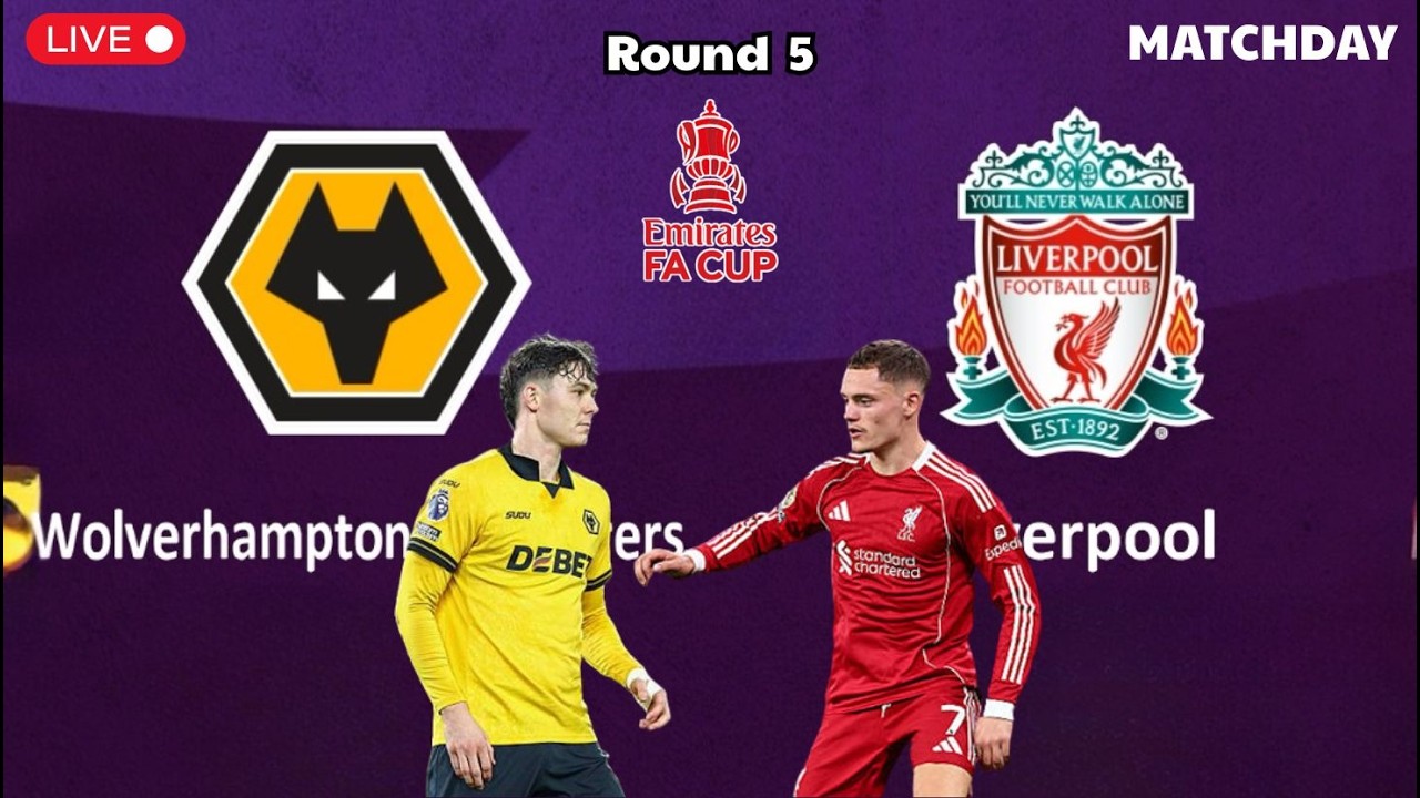 Wolverhampton vs Liverpool | FA CUP - Round 5 | Simulation Games Football