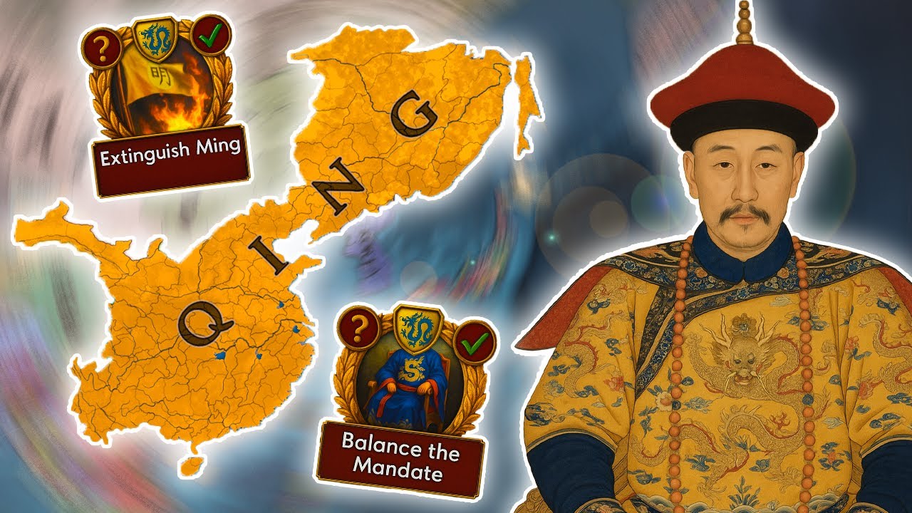 I Formed The GREAT QING DYANSTY And Conquered ALL OF CHINA As Qing EU4