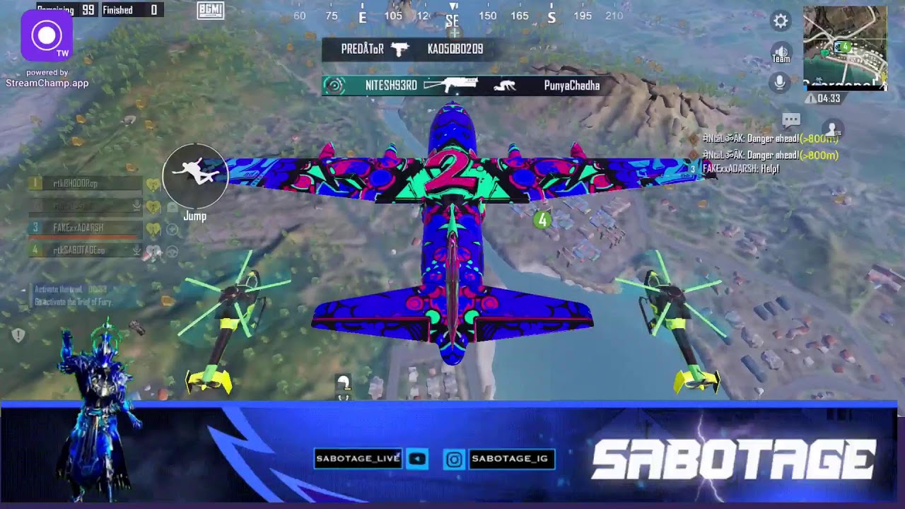 BGMI TEAMCODE GAMEPLAY | RUSH GAMEPLAY | CONQUEROR LOBBY | Sabotage YT