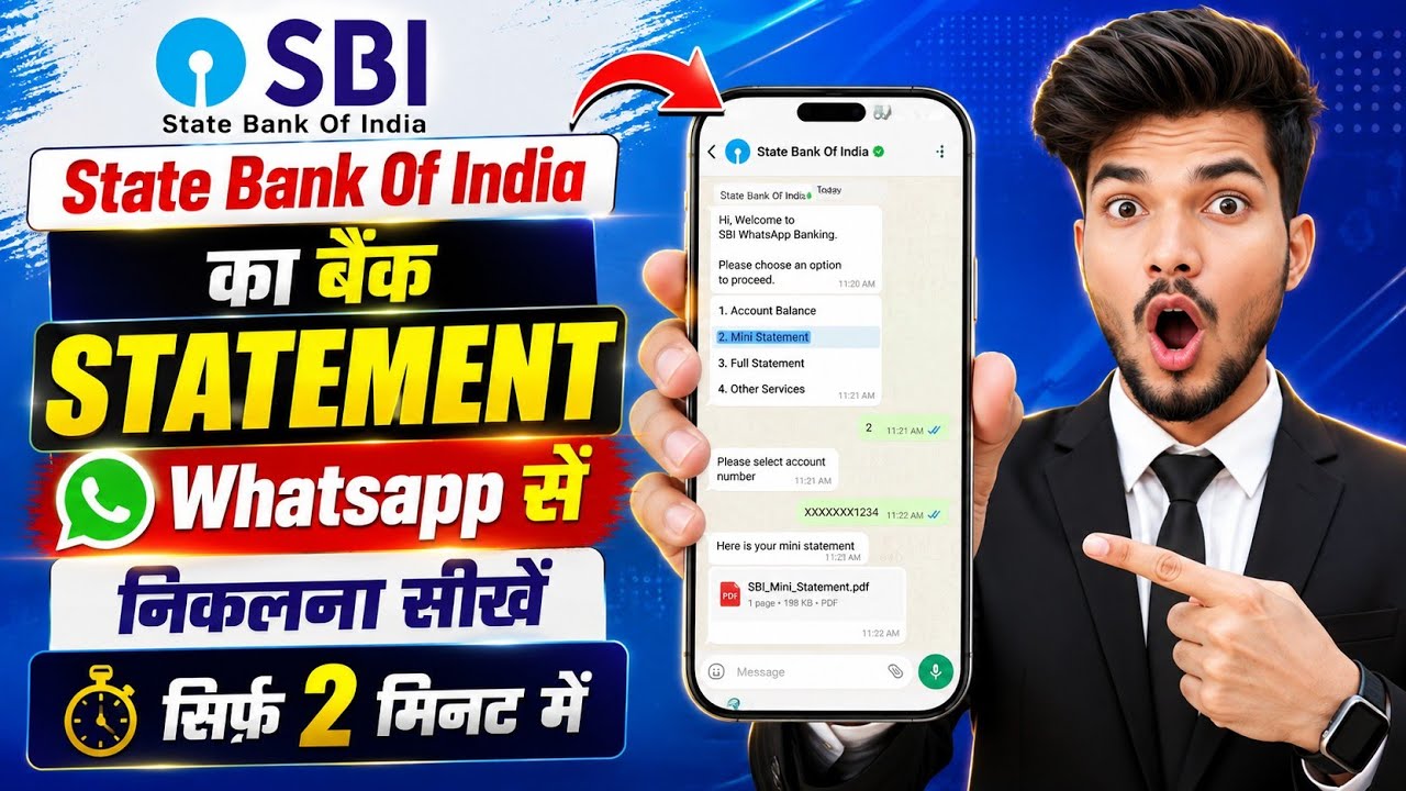 SBI bank statement kaise nikale | sbi bank statement pdf download | sbi account statement download