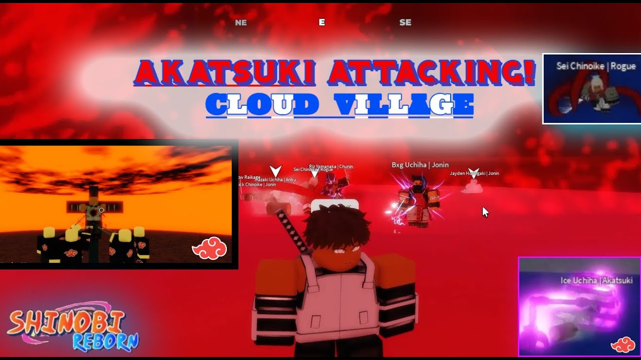 AKATSUKI ATTACKING CLOUD VILLAGE