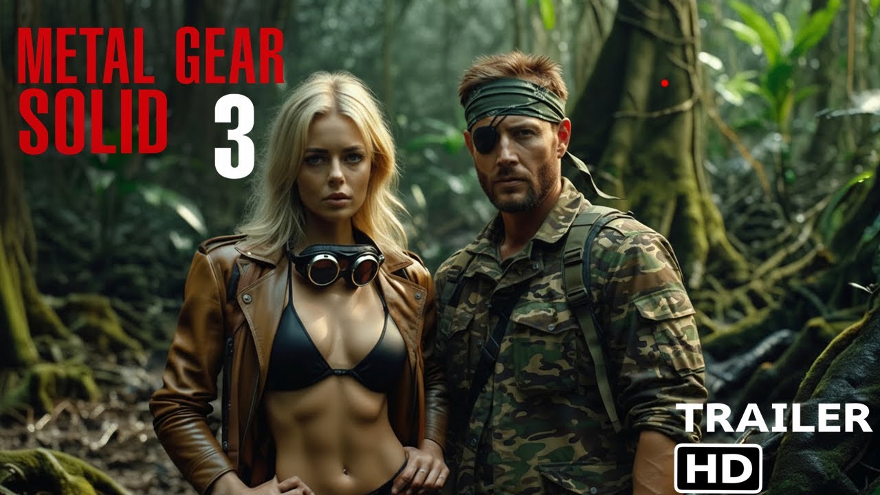 Трейлер Metal Gear Solid 3 Ai — концепция живого действия — Дженсен Эклз, Самара Уивинг