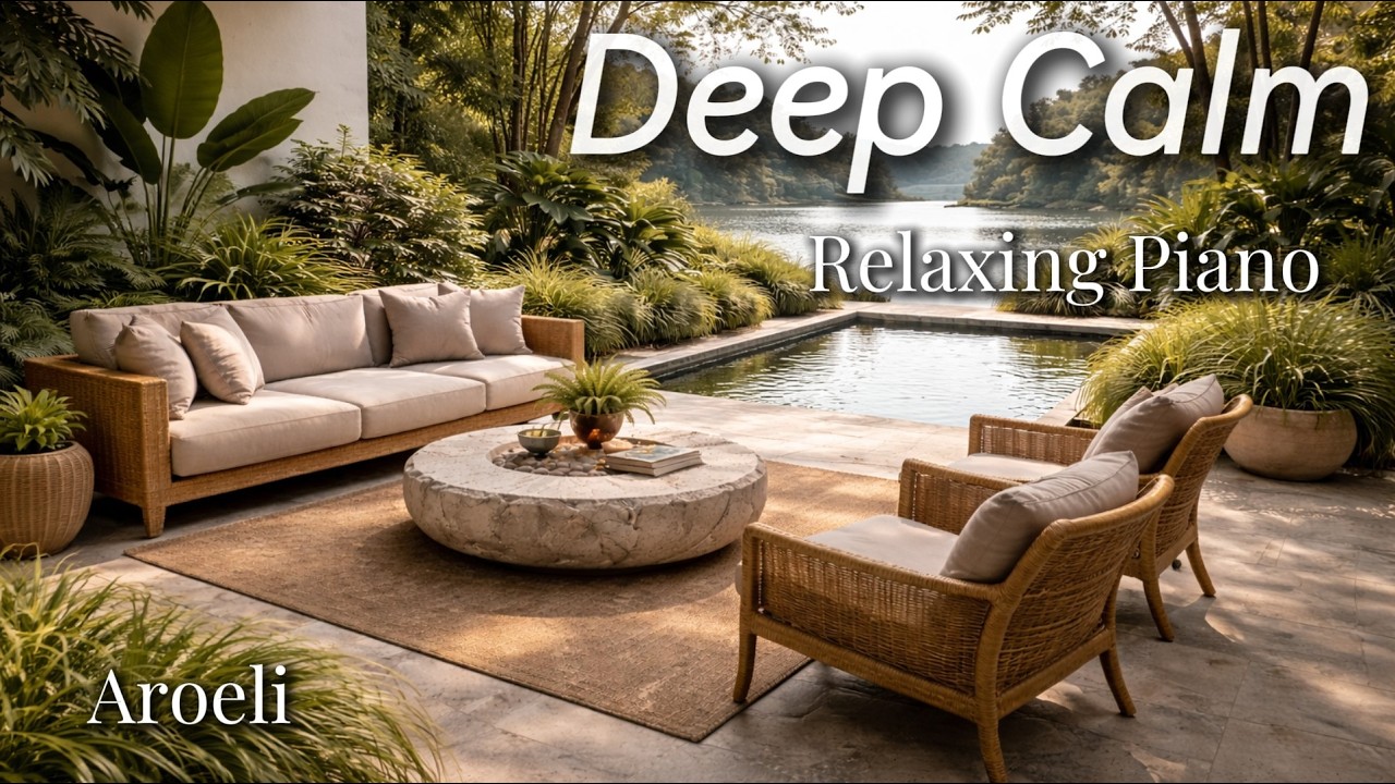 Soft piano and a calm outdoor space | Quiet Living | Aroeli
