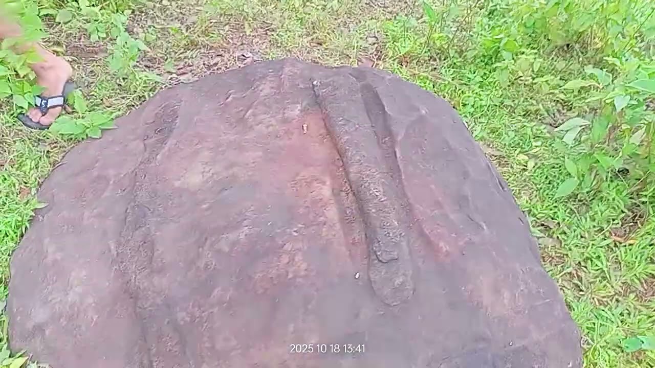 on the spot treasure site..taklubo seals.na may hole sa gitna at may bilog na bato..