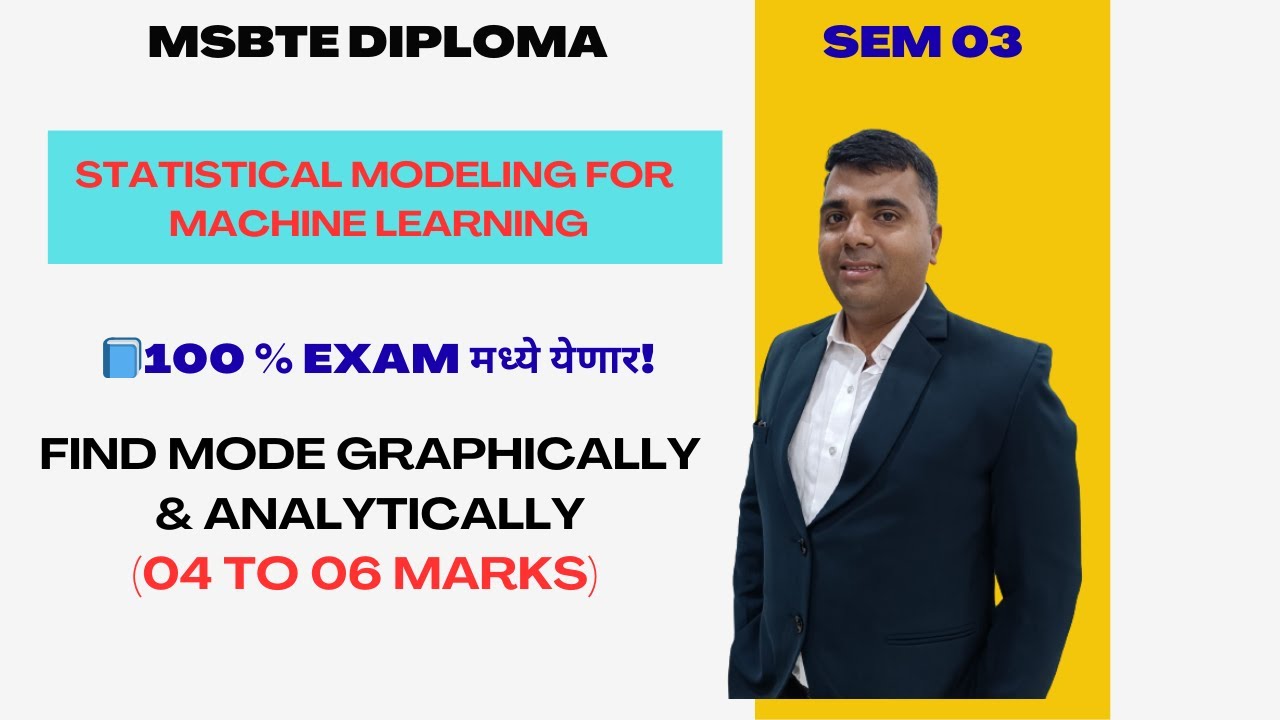MSBTE K Scheme Find Mode Graphically & Analytically | Step-by-Step मराठीत समजावून सांगितलं 📚🔥