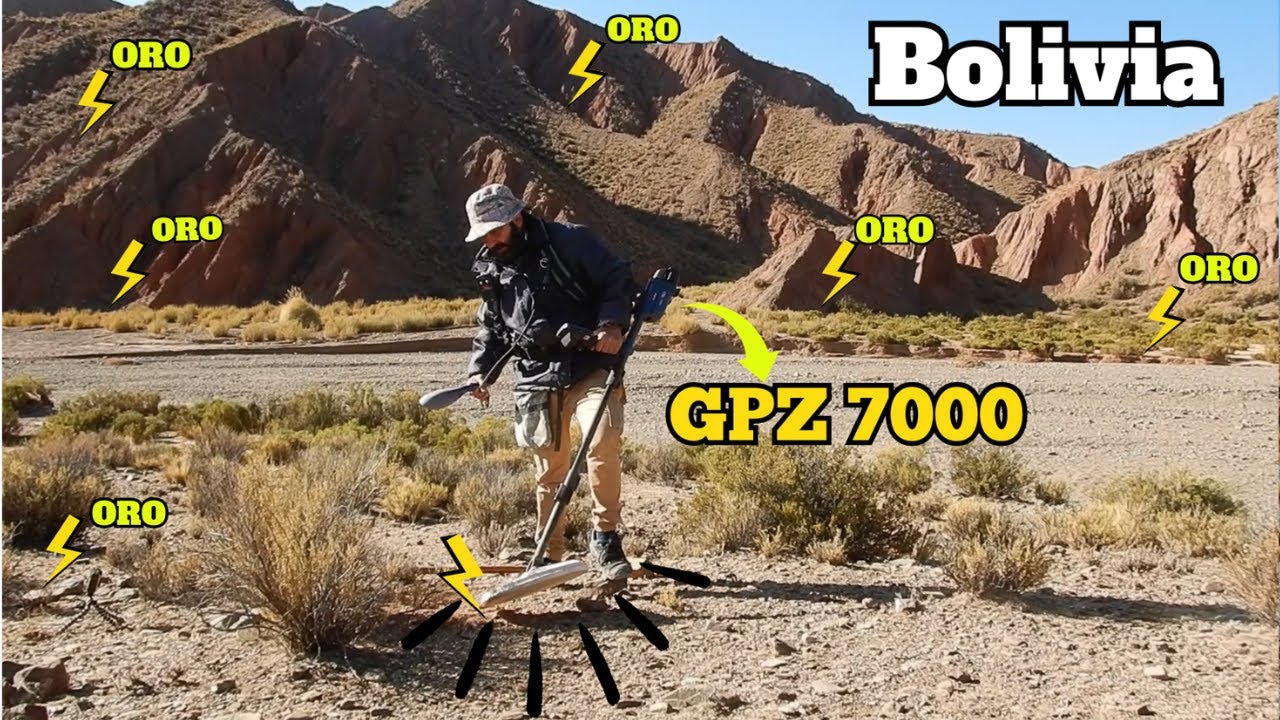 Encontramos ORO en el desierto de Bolivia con GPZ 7000 y Fosiles en la Patagonia de 250 Mill.