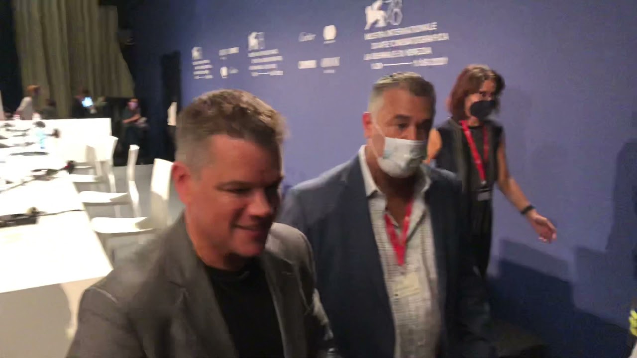Matt Damon in The Last Duel at Venice 78