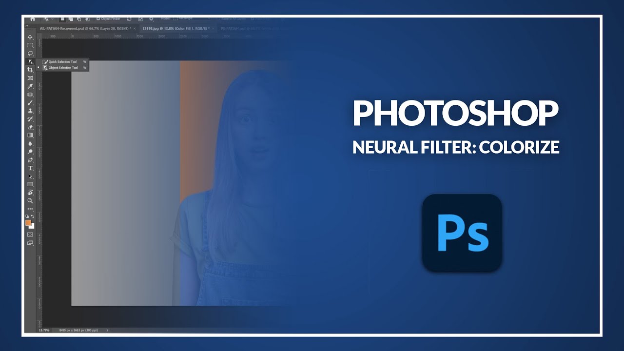 Photoshop neural filter: COLORIZE