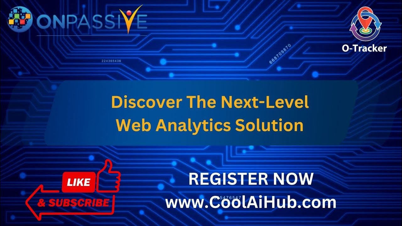 #ONPASSIVE #ASHMUFAREH #OTRACKER, THE AI TOOL FOR YOUR BUSINESS #JULIENGUYEN #COOLAIHUB #AIPRODUCTS