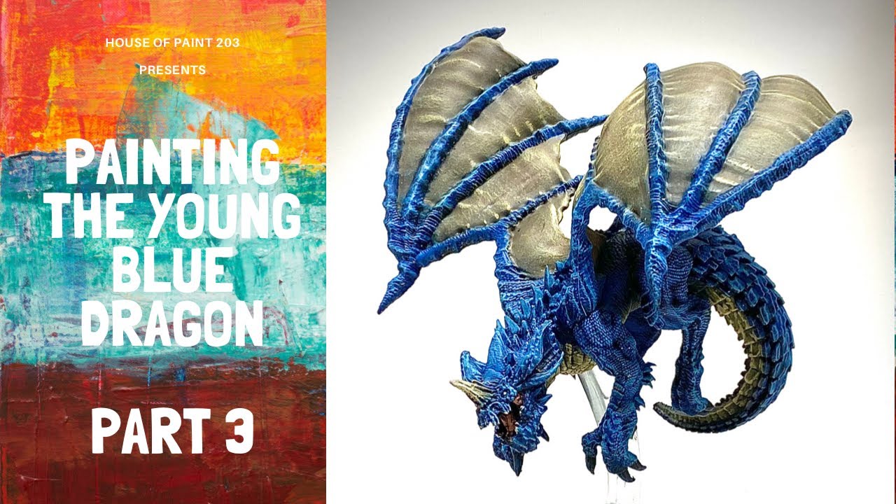 Painting the Young Blue Dragon, Part 3