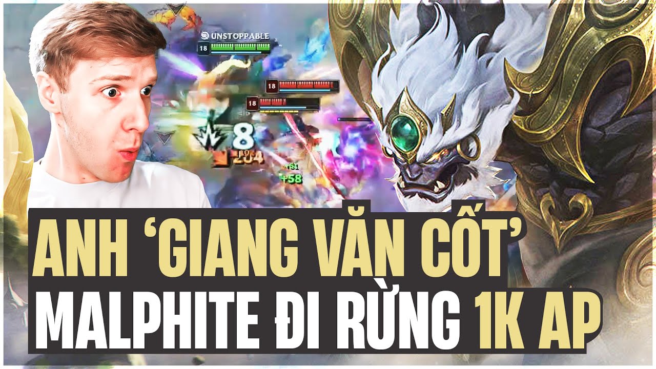 GIANG VĂN CỐT VÀ CON MALPHITE ĐI RỪNG 1K AP HÚC CỰC THỐN FARM 20 MẠNG MÁY CHỦ EU GAME ĐẤU CỰC HỀ
