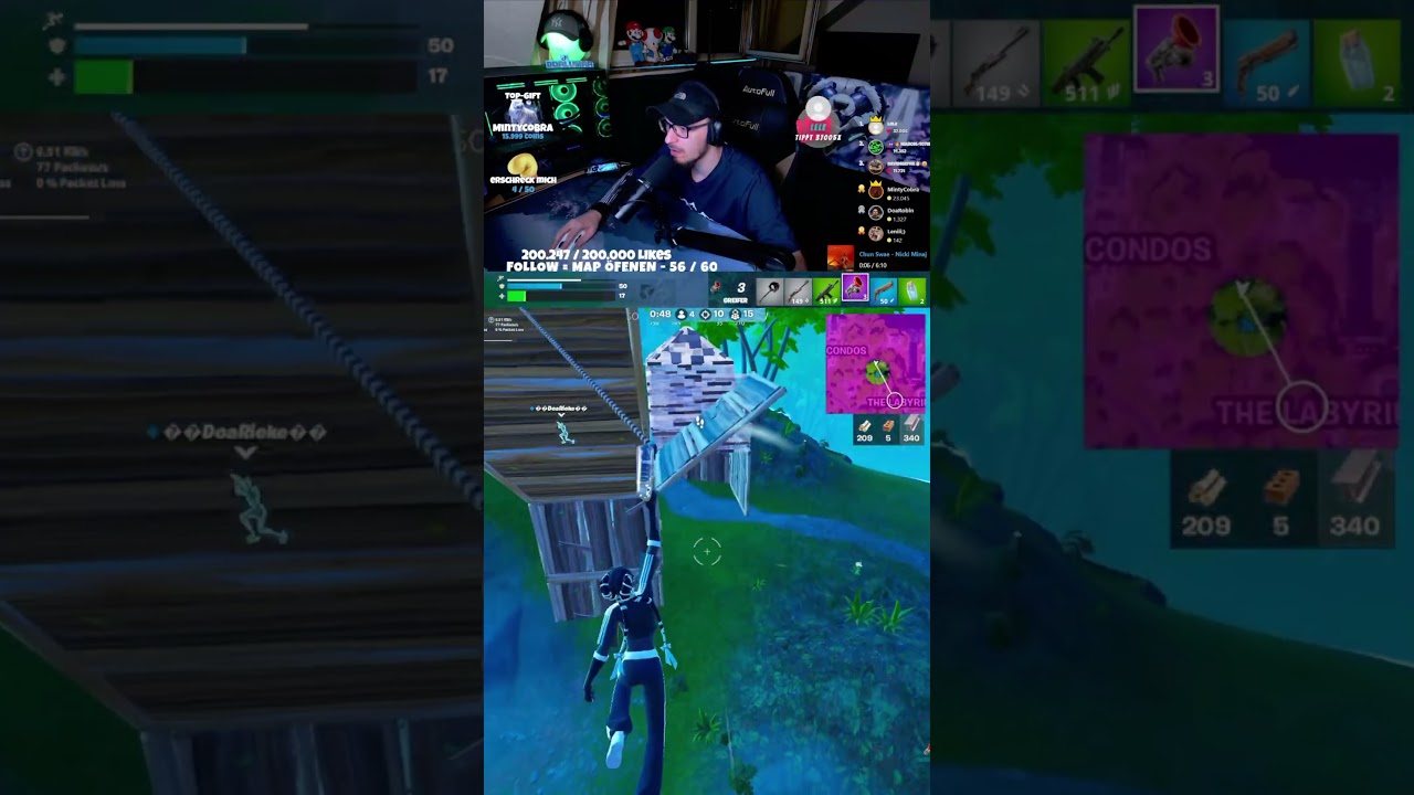 Mit bauen gewinnen? Als null bauen Spieler? (Challenge) #fortnite #challenge #build #reload