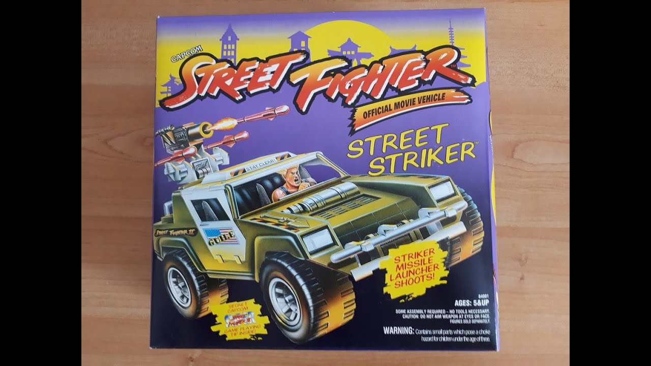 Gi Joe Street Fighter II Street Striker unboxing and assembly