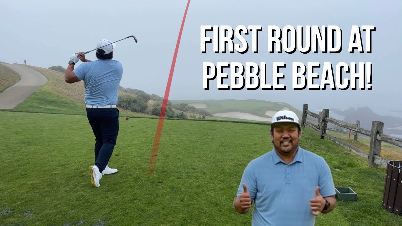 FIRST ROUND AT PEBBLE BEACH! (Pebble Beach Golf Links) - 18 Hole by Hole Course Vlog