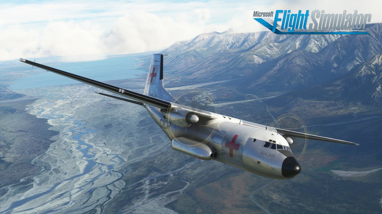 AzurPoly C-160 Transall - Having fun over beautiful New Zealand - Microsoft Flight Simulator