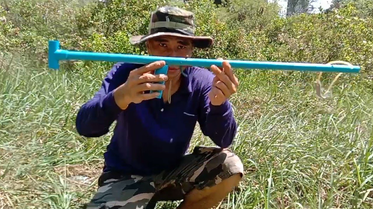 DIY Slingshot - วิธีทำหนังสติ๊ก PVC ที่ทรงพลัง แม่นยำที่สุด - Kwanchai DIY