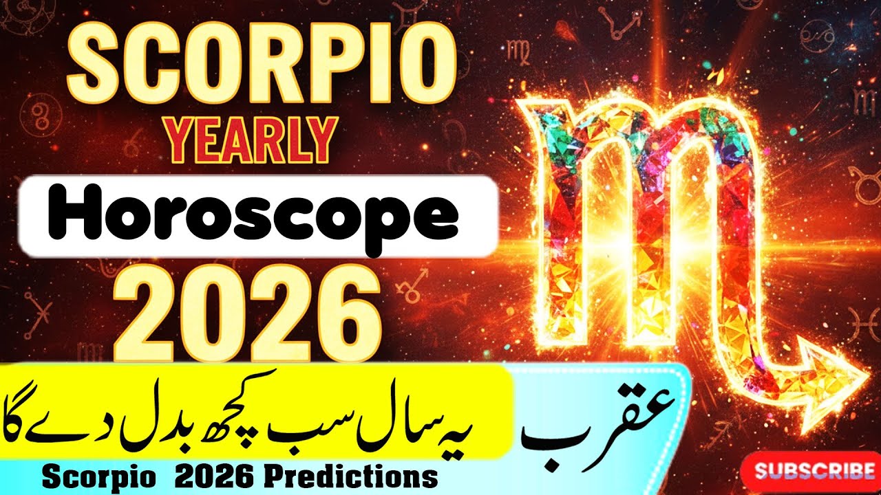 Scorpio Yearly Horoscope for 2026, Yearly Predictions, 2026 Forecast, info Chunks, Astrology