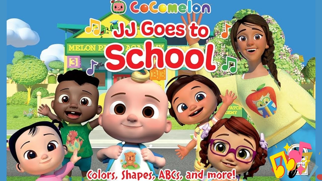 Cocomelon | JJ Goes to School | First Day | New friends | Learn Alphabet colors, shapes, counting..