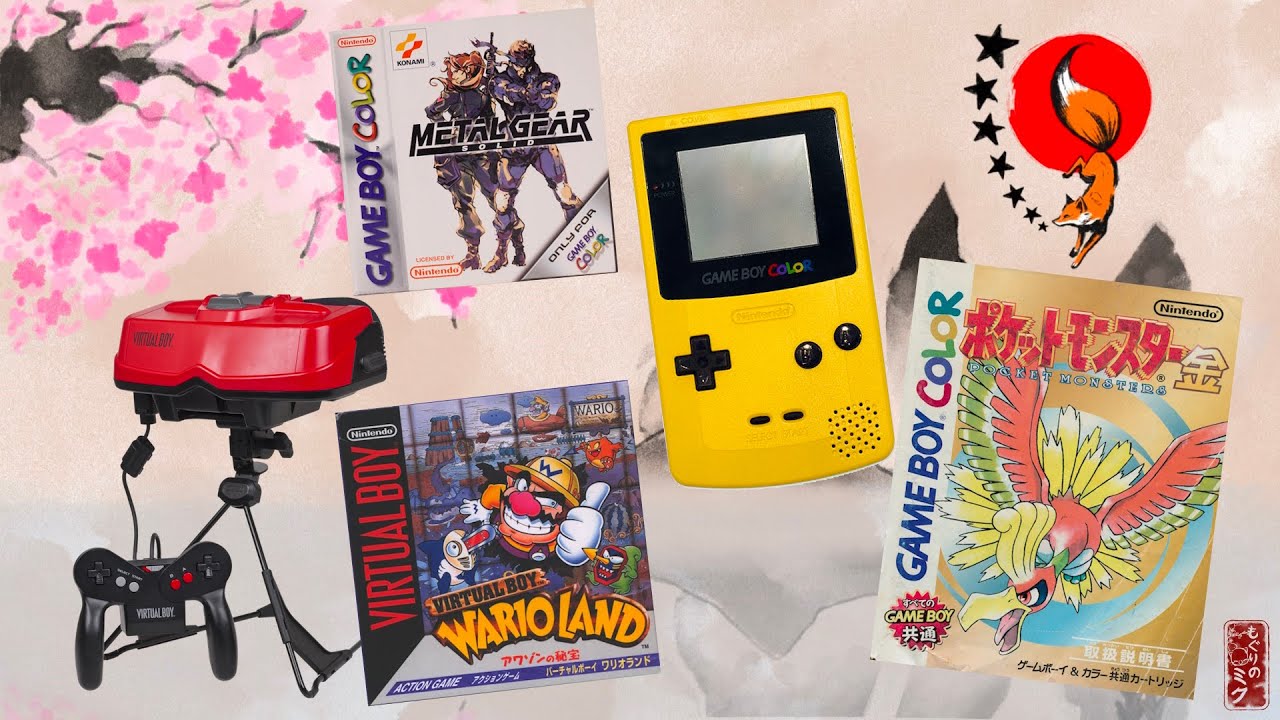 MA COLLECTION COMPLÈTE GAME BOY COLOR + VIRTUAL BOY ! Donkey Kong, Mario, Zelda, Pokémon, Wario Land