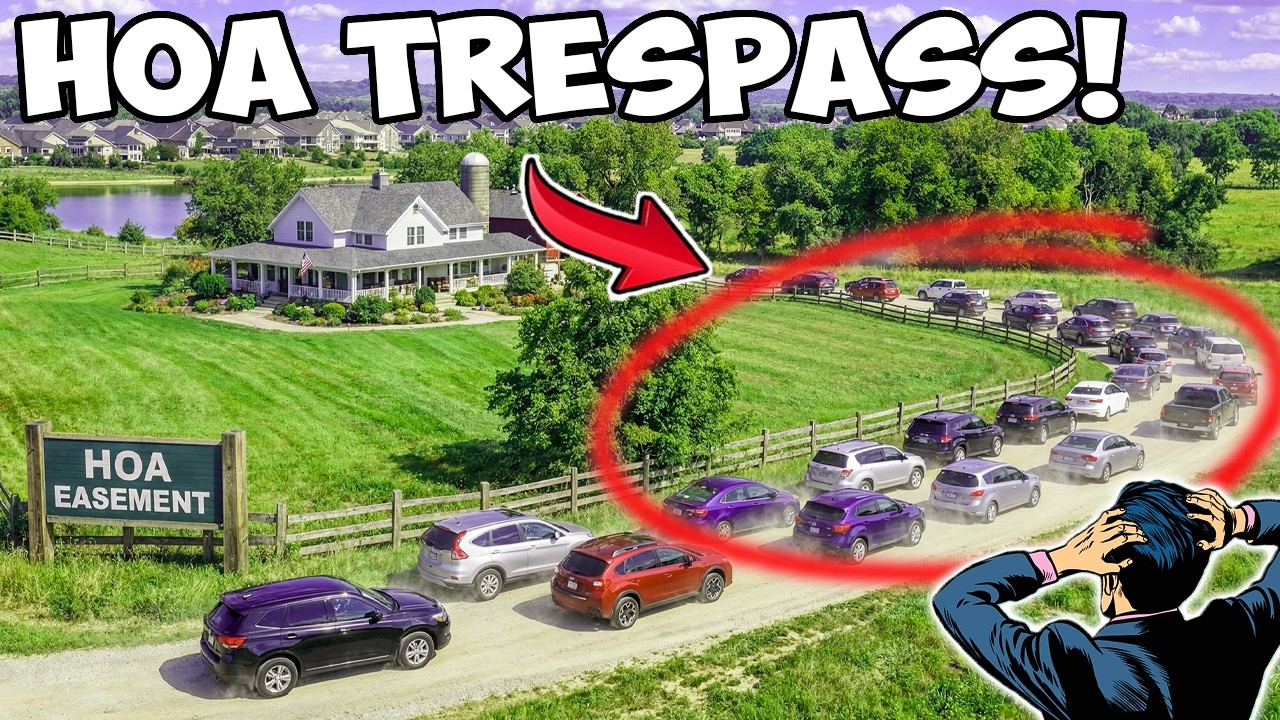 HOA Designates My ROAD As Public HOA Easement.. Let’s 50+ Residents Drive Through My Property Daily!