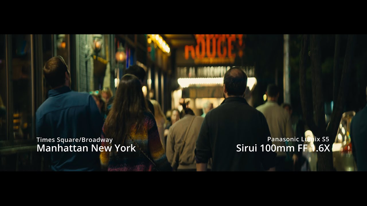 Sirui 100mm T2.9 Full Frame 1.6X anamorphic lens on Lumix S5 V-LOG 4K 16:9 24P Kodak 2383